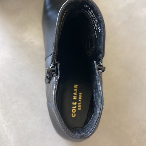 Cole Haan Black Booties Lyla Waterproof - Picture 3 of 8